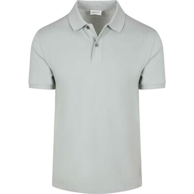 Polo Shirt Korte Mouw Profuomo Piqué Poloshirt Mint
