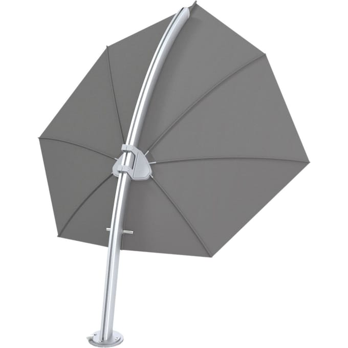 Umbrosa Icarus ALU parasol - grey - zonder paraplustandaard