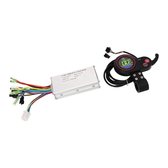 Elektrische Fiets Motor Controller LCD Kleurenscherm Paneel voor 36V 500W Borstelloze Motor 36V 48V 22A white
