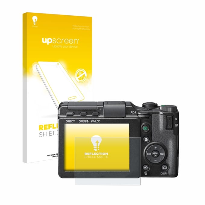 upscreen - Screenprotector voor Ricoh GXR - Folie Beschermfolie anti glare matte