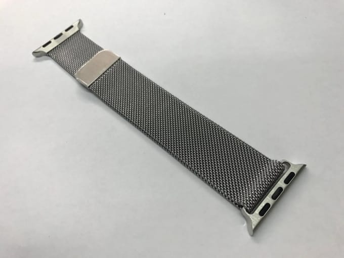Milanese / Mesh band zilver voor Apple Watch (38/40/41 mm)