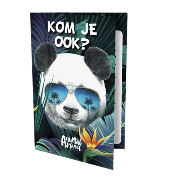Uitnodigingskaarten - Panda - 6st.