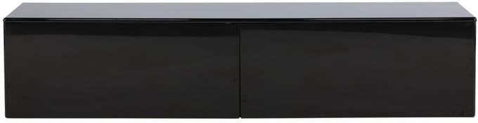 Svea - Müller hangend TV-meubel - 160 cm - zwart