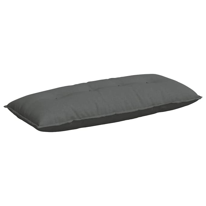 vidaXL - Rugkussen - Donkergrijs - 200 - x - 19 - x - 50 - cm - Stof