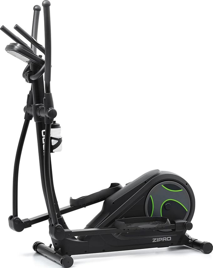 ZIPRO HEAT - Elektromagnetische Crosstrainer - Bluetooth - iConsole+ App - 150kg Belasting - Zwart/Groen