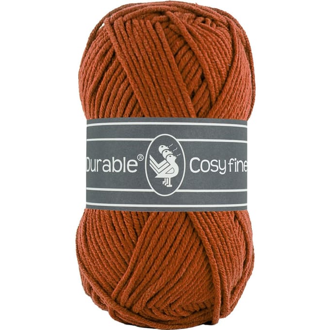 Durable Cosy Fine - 2239 brick - Katoen/Acryl Garen
