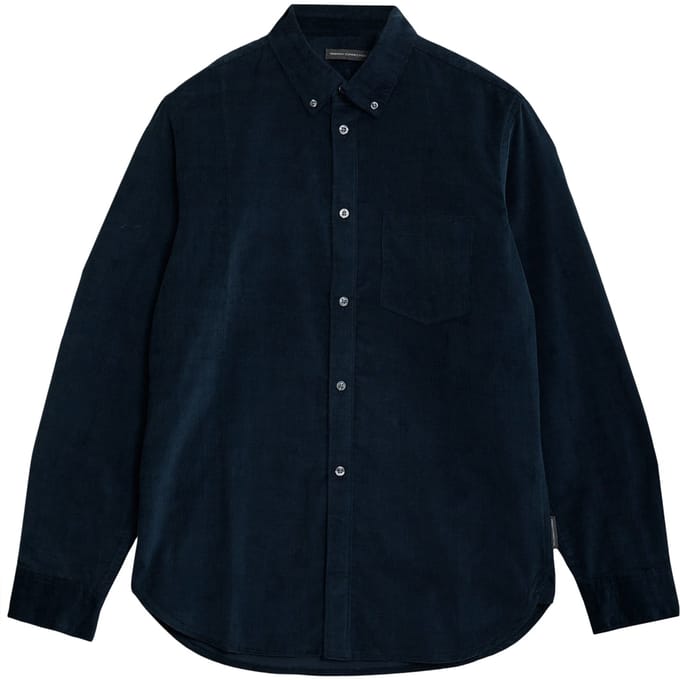 French Connection Cord Long Sleeve Shirt Marine Taglia: M | Maglie a manica lunga Outlet | Uomo