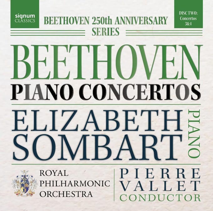 Beethoven Piano Concertos 3 & 4 - Elizabeth Sombart