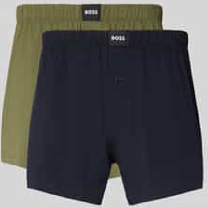 regular fit boxershort uit katoenmix in set van 2 model '2P JERSEY BOXER '