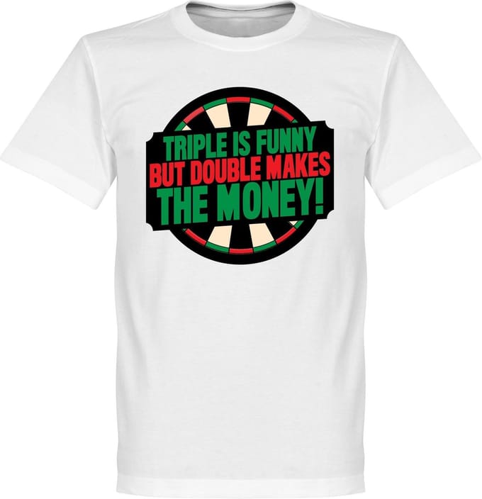 Double Makes The Money Darts T-Shirt - L