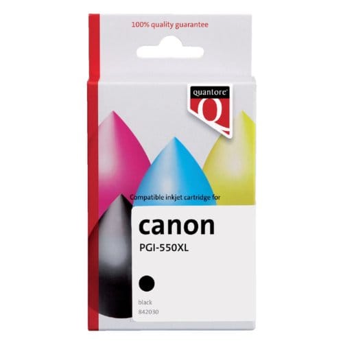 Inktcartridge Quantore alternatief tbv Canon PGI-550XL zwart HC