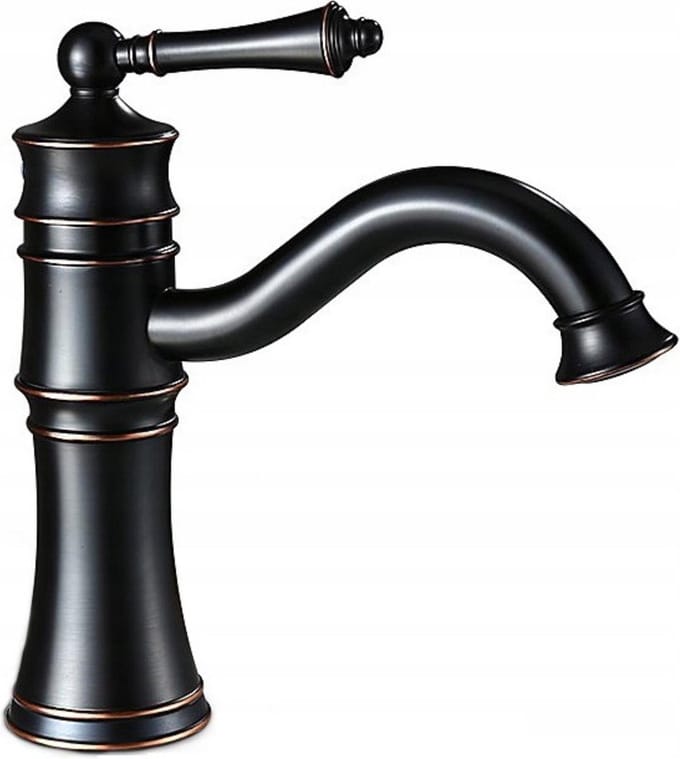 Rea Vintage Black Low - Wastafelkraan - Zwart