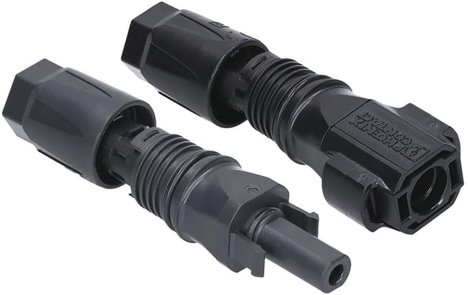 Zonnestekker Set voor Zonne-installaties - Black - Sunclix Connectoren
