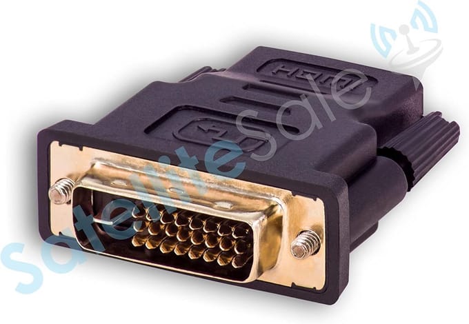 DVI-D naar HDMI Adapter Mannelijk/Vrouwelijk - 4K Ondersteuning, Bidirectioneel, Verguld
