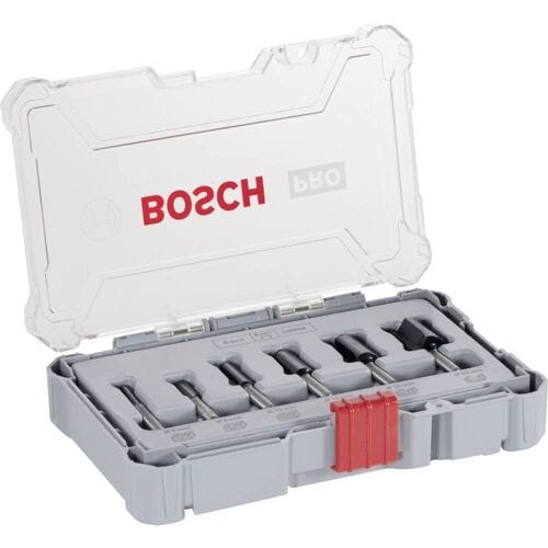 Bosch Accessories Groeffreesset, 6 mm schacht, 6-delig Bosch Professional NEW-22331