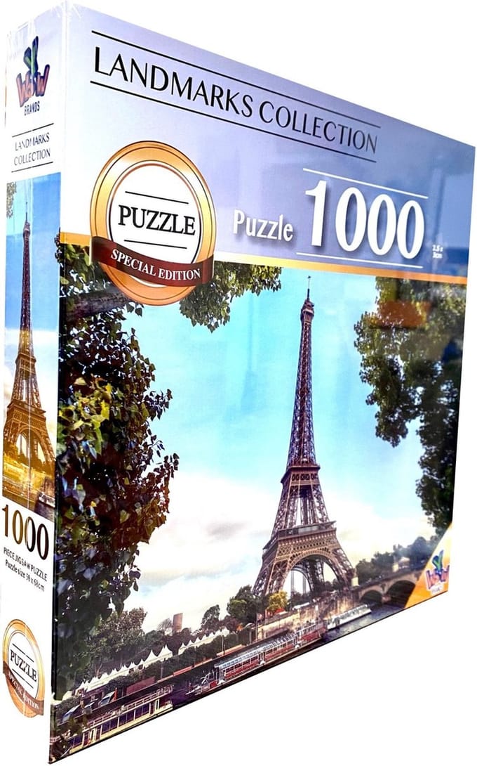 Puzzel World Landmarks - Eiffeltoren 1000 stuks