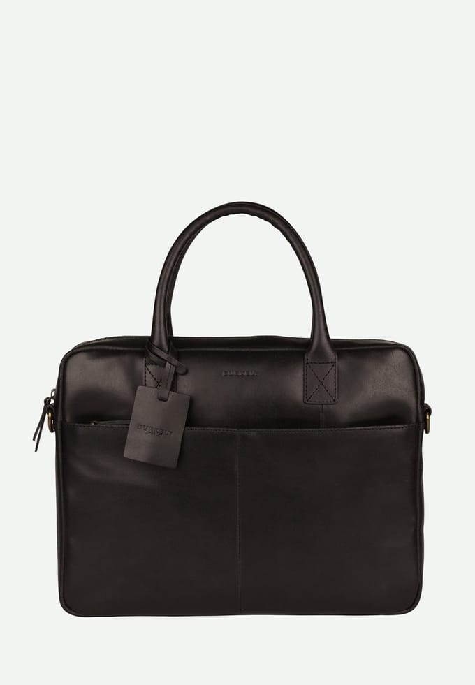 Burkely Fundamentals Vintage Jack Worker 13,3'' - Laptoptas - Volwassenen - Zwart
