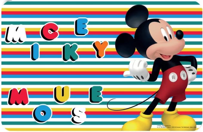 Mickey Mouse placemat 43 x 28 cm multicolor
