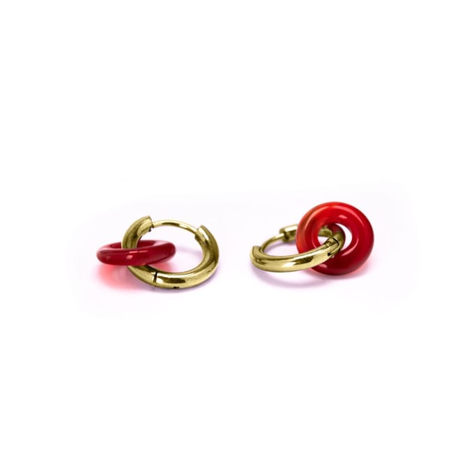 Di Lusso oorringen met donut Xeya