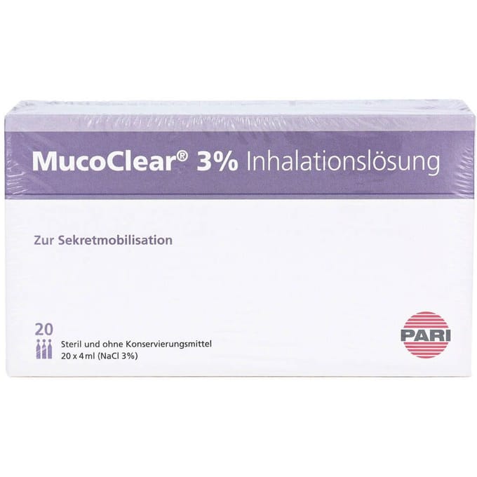 Mucoclear 3% Nacl 3x20 Ampoules
