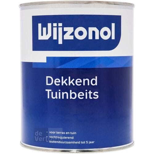 Wijzonol Dekkend Tuinbeits Zijdeglans 950ml Wit