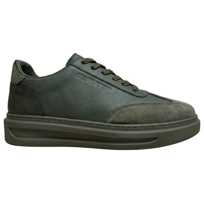 Original Penguin Heren Suède Trainers (Kaki Groen)