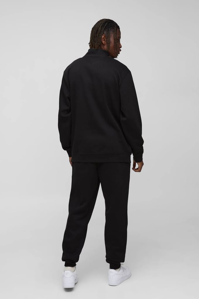 Tall Essential BM Signature Regular Fit Jogger | Black | Size Medium