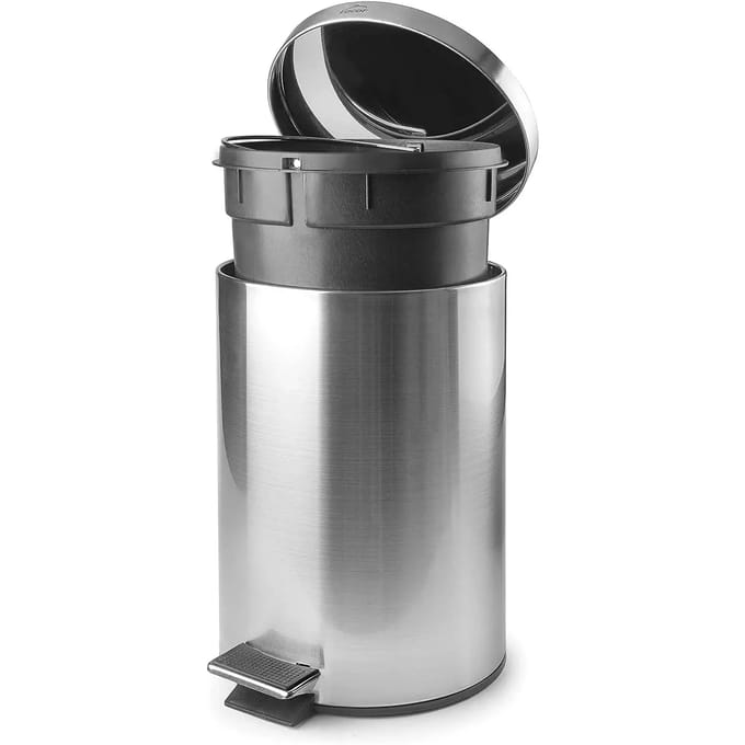 Roestvrijstalen pedaalemmer Lacor 5 L