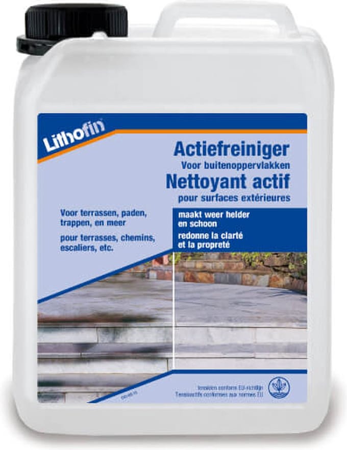 Actiefreiniger - Voor buitenoppervlakken - Lithofin - 2,5 L