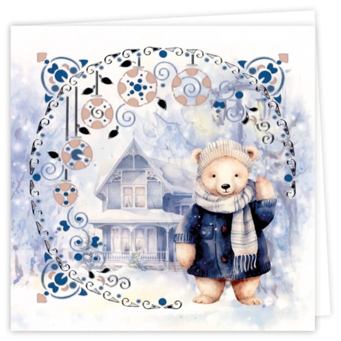 Hobbydots Cards Nr. 16 Navy Winter