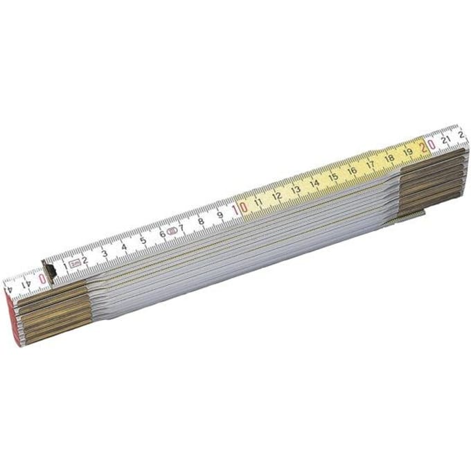 STANLEY Duimstok 2m - 15mm Geel/Wit - 0-35-458