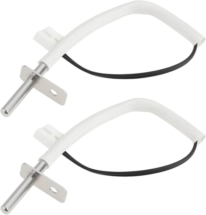 2 Stuks NTC Temperatuursensor Probe voor Airfryer 100K-200, Geschikt voor Precisiekoken en Bakken 20 x 10mm