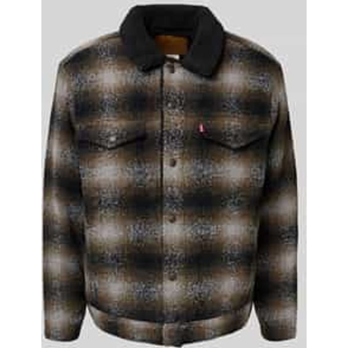 Loose fit overhemdjack met wol Model 'James'