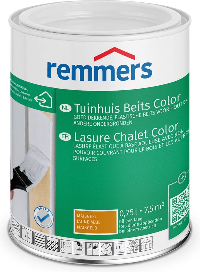 Remmers Tuinhuis Beits Color 0,75L Maisgeel
