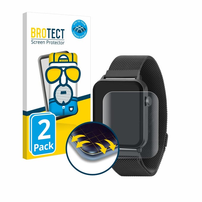 BROTECT - Screenprotector voor Reflex Active Series 30 AMOLED - Folie Beschermfolie matte volledig dekking 2 Stuks