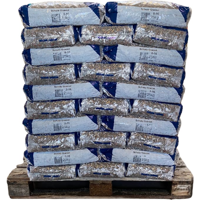 Schots Graniet 8-16 pallet 50x25KG (1250kg)