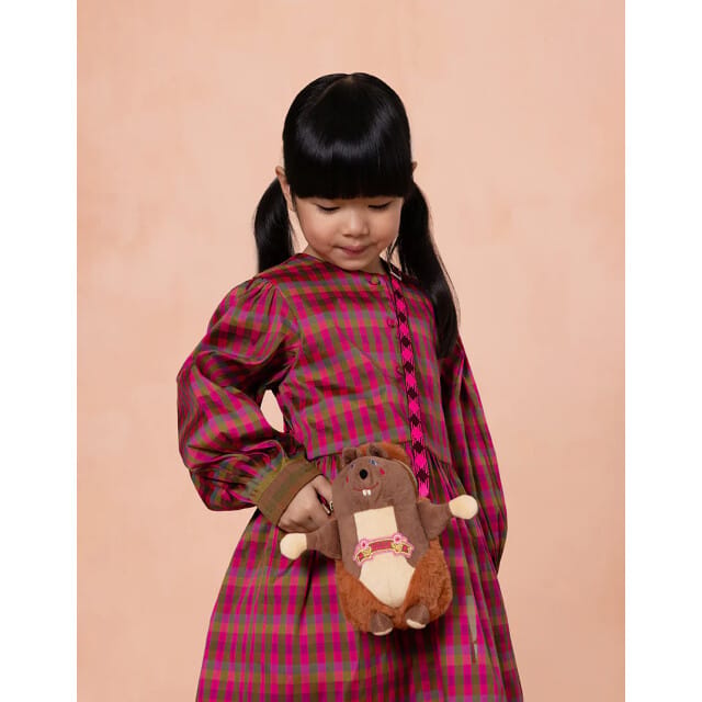 Oilily Squirrel Schoudertas- maatOne size Leather Brown