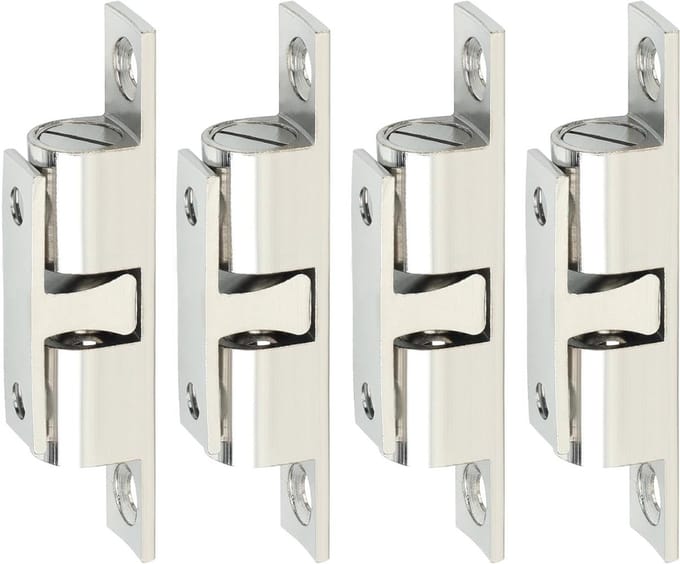 Deur Vangsten - Kast Sluitingen - Meubels Bevestigen - Dubbele Balspanning - 67mm - Zilver