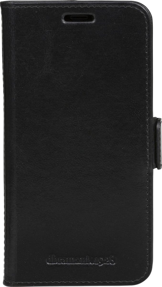 iPhone 11 Pro Max Bookcase hoesje - dbramante1928 - Effen Zwart - Leer