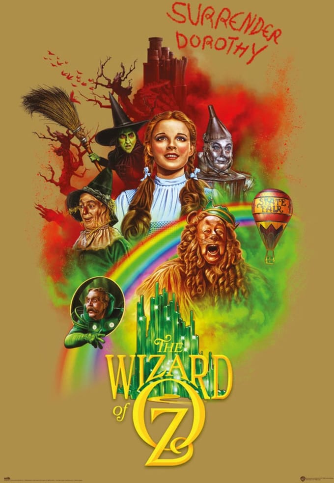 Poster The Wizard of Oz - 100th Anniversary WB 61x91,5cm