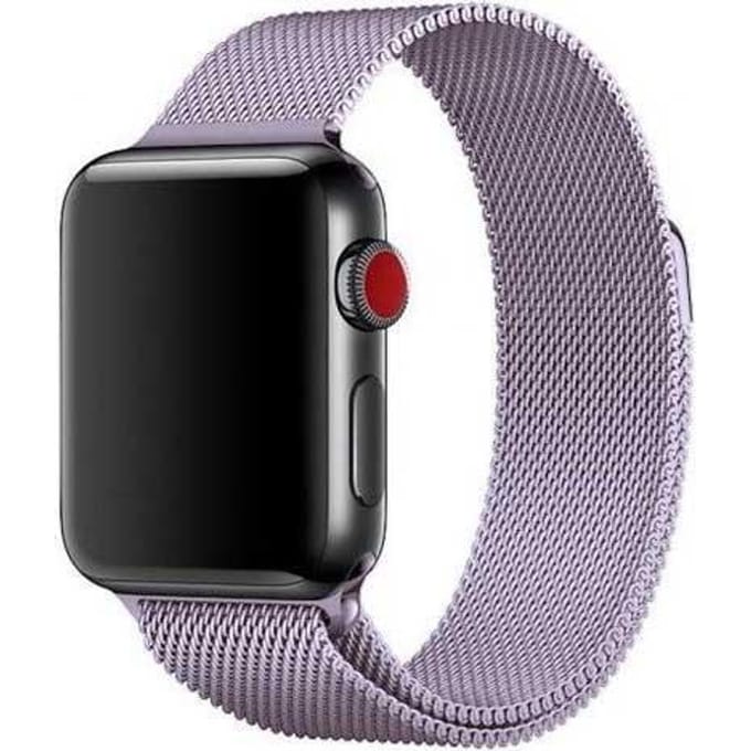 2+1 | Apple Watch Bandje Solaro - Milanese - Lavendel