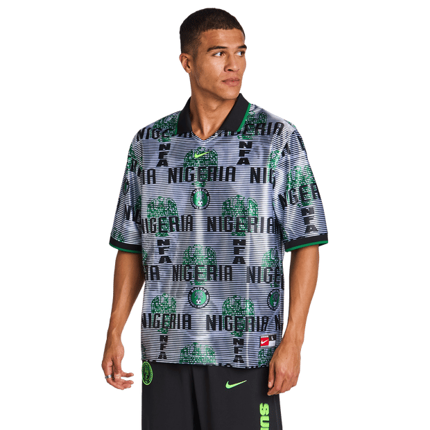 Nike Nigeria Truien/Replica's Heren - Wit - Maat S - Poly Jersey