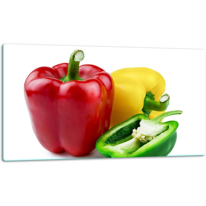 TMK ArtDeko - Snijplank - Glas - 52x30 cm - Paprika