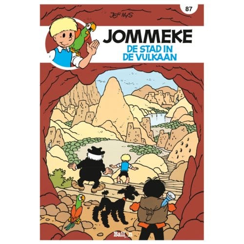 De Stad In De Vulkaan - Jommeke Strip - Jef Nys