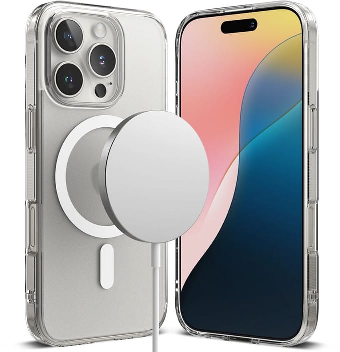 Ringke Fusion Magnetische Magsafe Iphone 16 Pro Matte Transparant