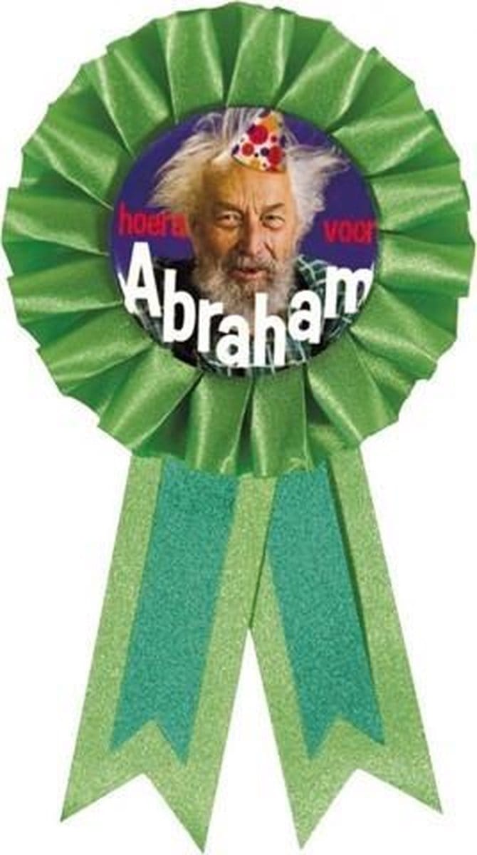 Rozet "Hoera Voor Abraham''