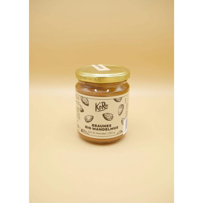 Bio 100% bruine amandelpasta 250 g