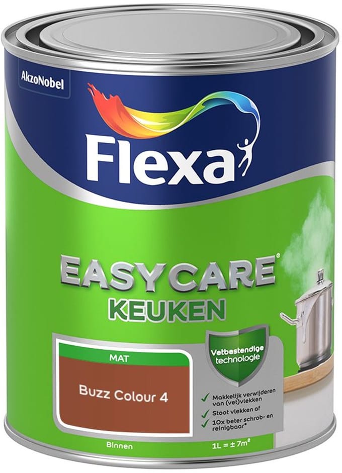 Flexa - Easycare Keuken - Buzz Colour 4 - Mengverf - 1 L
