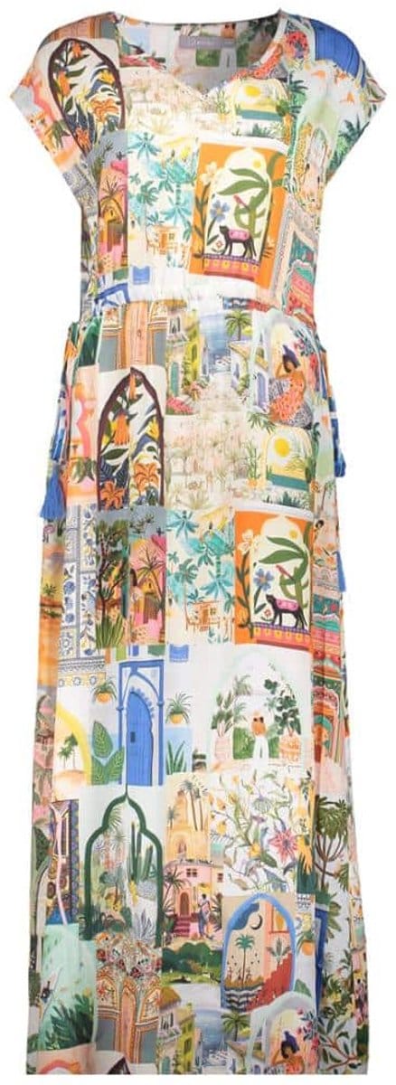 Geisha maxi jurk 67399-20 maat XXL