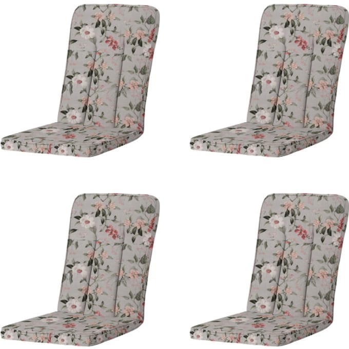 Madison tuintstoelkussen hoge rug julliete - 110x48x6cm set van